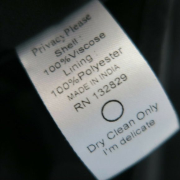 NWT Privacy Please Virginia Black Lace Up Dress M - Picture 4 of 10